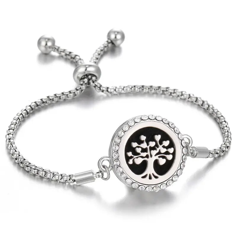 Pulseira de aromaterapia |Árvore Corações (24cm)