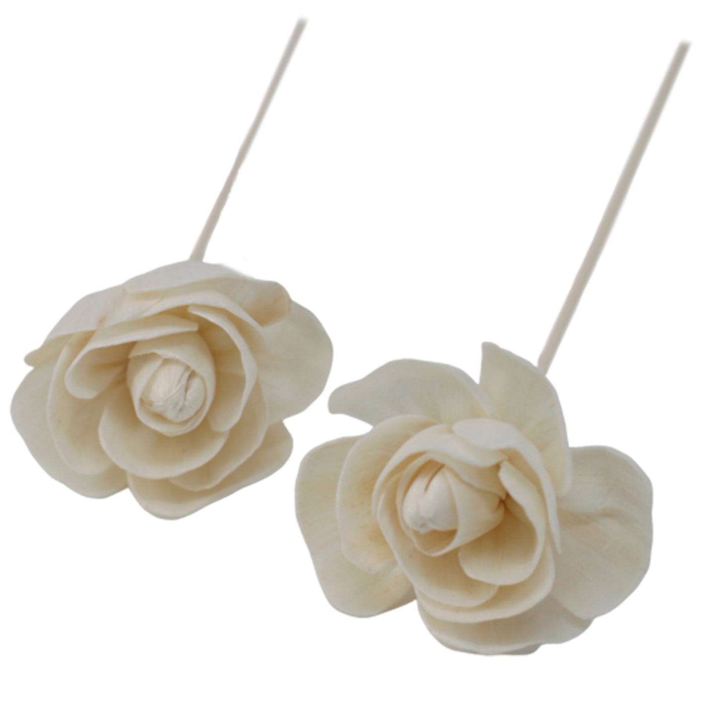 Flores difusoras naturais - Rosa sobre junco