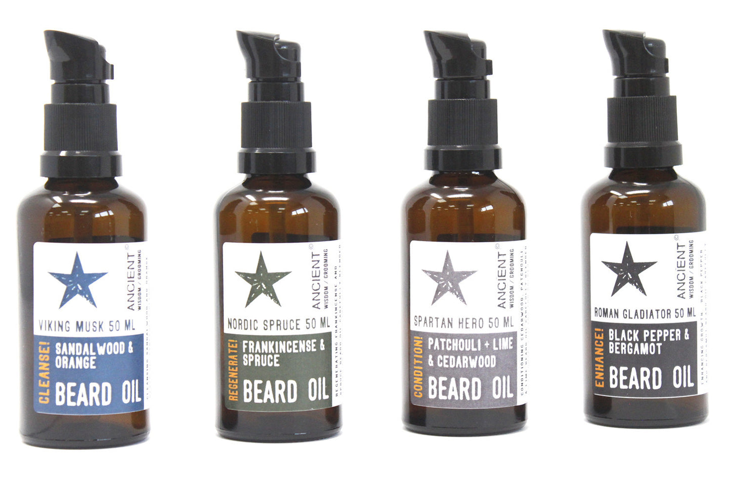 Óleos naturais para a barba | Spartan Hero - Suavidade