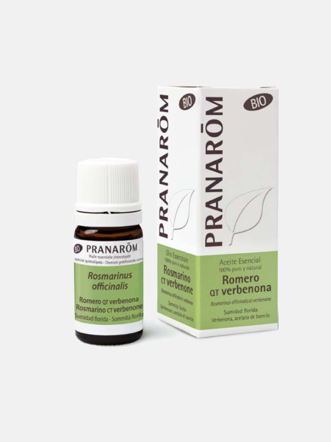 Óleo Essencial de Alecrim Verbenona (Rosmarinus officinalis) BIO | 5 ml - PRANARÔM
