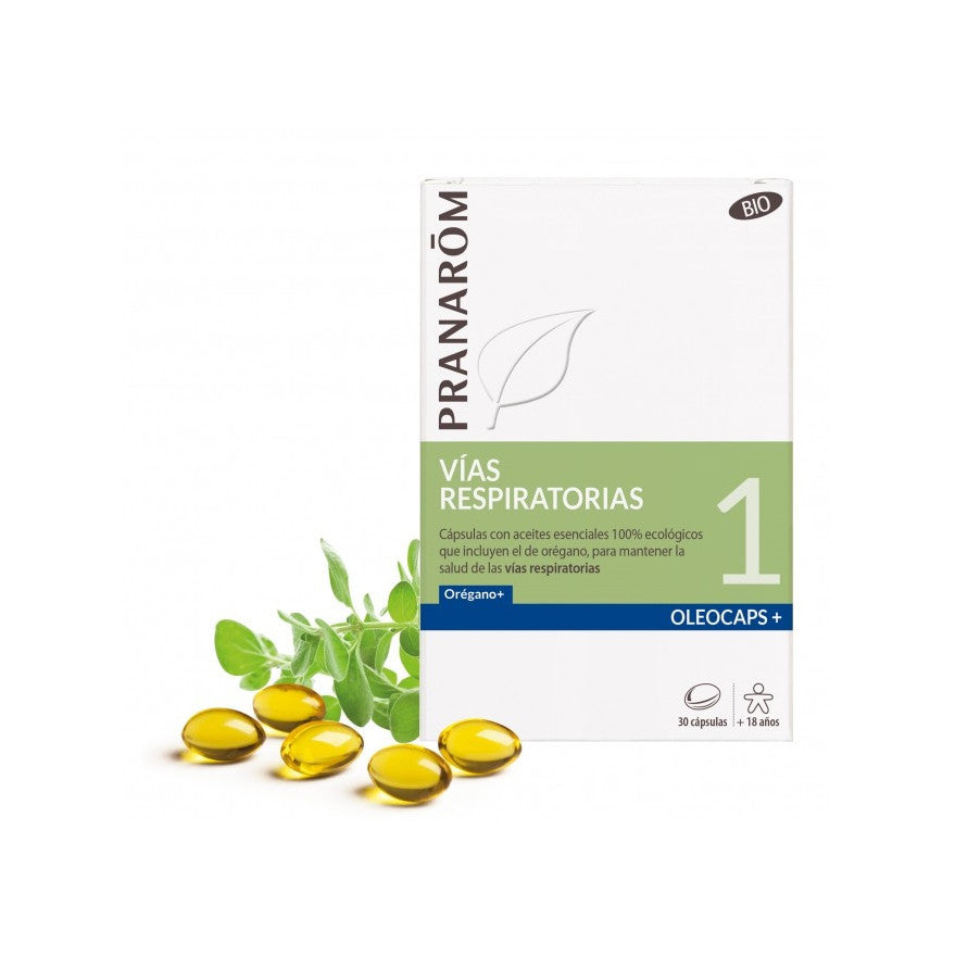Oleocaps 1 Vias Respiratórias | 30 Cápsulas - PRANARÔM