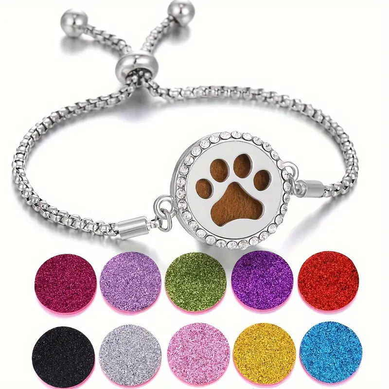 Pulseira de aromaterapia | Pata de Cão (24cm)