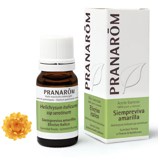 Óleo Essencial de Sempre-viva Amarela (Helichrysum italicum) BIO | 5 ml - PRANARÔM