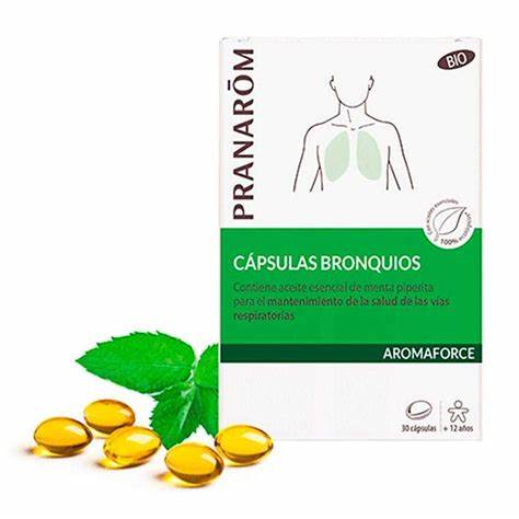 Cápsulas Brônquios BIO Alívio Natural para as Vias respiratórias| 30 caps - PRANARÔM